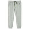 vidaXL Pantaloni de trening pentru copii, kaki deschis, 92
