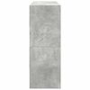 vidaXL Rafturi de pantofi 2 buc stivuibile beton gri 89,5x30x40 cm