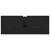 vidaXL Dulap pentru chiuvetă cu sertare Stejar negru 90x34,5x60 cm
