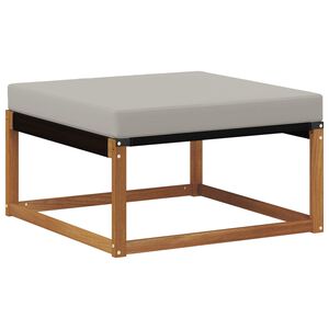 vidaXL Taburet pentru exterior Lemn Solid de Acacia natural