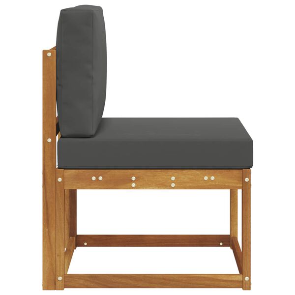 vidaXL Canapea Medie pentru Exterior Lemn Solid de Acacia natural