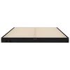 vidaXL Cadru de pat, negru, 120x190 cm, mic, dublu, lemn masiv de pin