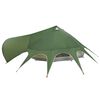 vidaXL Cort Teepee cu acoperiș Verde și gri 600 x 600 x 347 cm