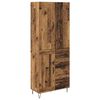 vidaXL Bufet 2 buc. Lemn vechi 69,5 x 34 x 180 cm Lemn prelucrat