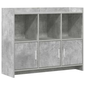 vidaXL Bufet Gri Beton 98,5 x 33 x 80 cm Lemn prelucrat