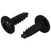 vidaXL Cuie Auto-filetante 2 pcs Negru 3,5 x 12 mm Fier