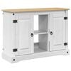 vidaXL Suport pentru acvariu CORONA Alb și maro 101,5 x 37 x 73 cm