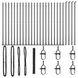 vidaXL St&acirc;lp de gard. Gri