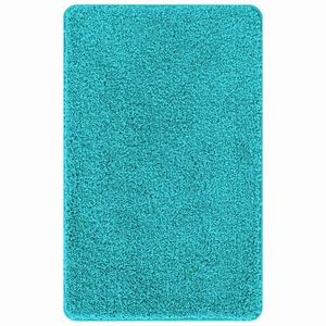 vidaXL Covoare de baie anti-derapante Turcoaz 50 x 80 cm PP