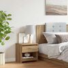 vidaXL Noptiera Artisan Stejar 40x30x39 cm Lemn prelucrat