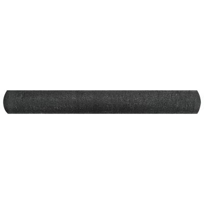 vidaXL Plasă protecție intimitate, negru, 1,2x10 m, HDPE, 150 g/m²
