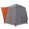vidaXL Tent Cabină cu acoperiș Gri și Portocalie 320 x 320 x 203 cm
