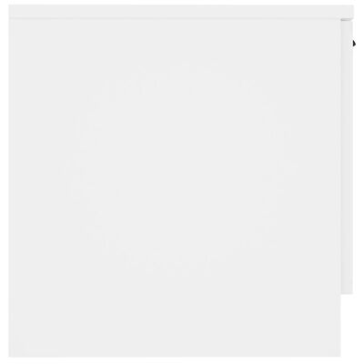 vidaXL Noptieră, alb, 40x39x40 cm