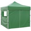 41468 vidaXL Green Foldable Tent 3 x 3 m with 4 Walls