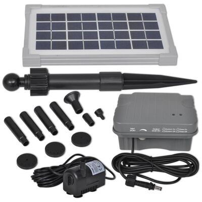 Kit solar pentru fântână arteziană cu baterie 3,5 W