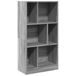 vidaXL Bibliotecă, gri sonoma, 57x28,5x107,5 cm, lemn prelucrat