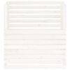 vidaXL Compostor, alb, 100x100x102 cm, lemn masiv de pin