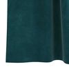 vidaXL Perdele opace 2 pcs Verde &icirc;nchis 140 x 225 cm Catifea