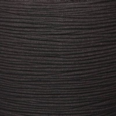 Capi Ghiveci elegant Nature Rib Deluxe, negru, 45x72 cm