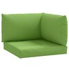 vidaXL Perne de paleți, 3 buc, melanj verde aprins, material textil