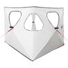 vidaXL Cort de v&acirc;nătoare 145 x 145 x 150 cm Alb Blackout