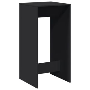 vidaXL Masă bar, negru, 51x50x103,5 cm, lemn prelucrat