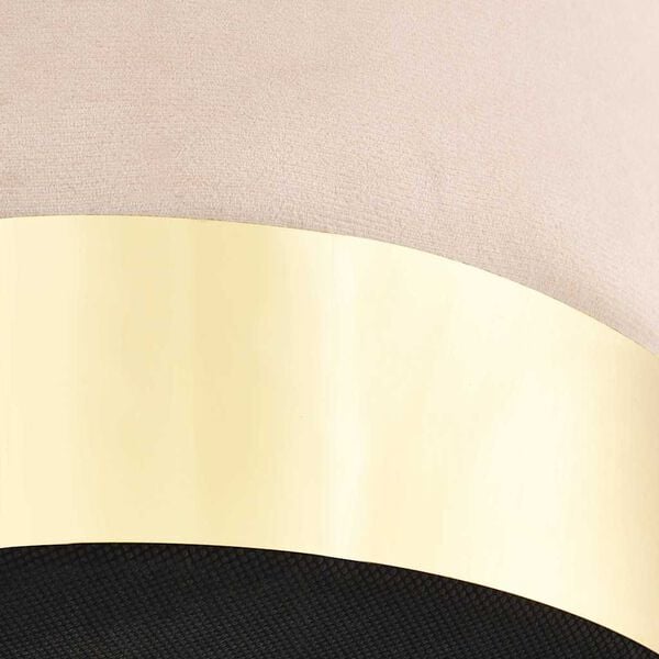 vidaXL Taburet, culoarea caisei și auriu, catifea 28 x 36 cm