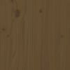 vidaXL Pat de zi extensibil maro miere 2x(90x190) cm lemn masiv de pin