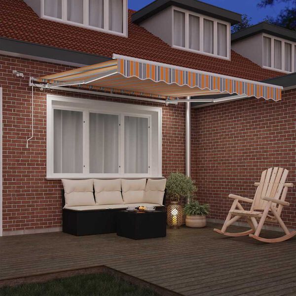 vidaXL Cortina Retractabilă Multicolour 300 x 250 cm