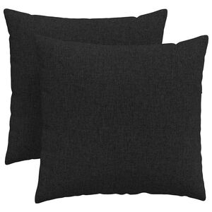 vidaXL Perne pentru canapea 2 pcs Negru 45 x 45 cm țesătură