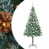 vidaXL Brad de Crăciun artificial Verde 180 cm PVC și Oțel