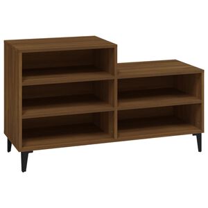 vidaXL Pantofar, stejar maro, 102x36x60 cm, lemn prelucrat