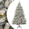 vidaXL Brad de Crăciun artificial 270 cm 300 LED-uri Alb cald