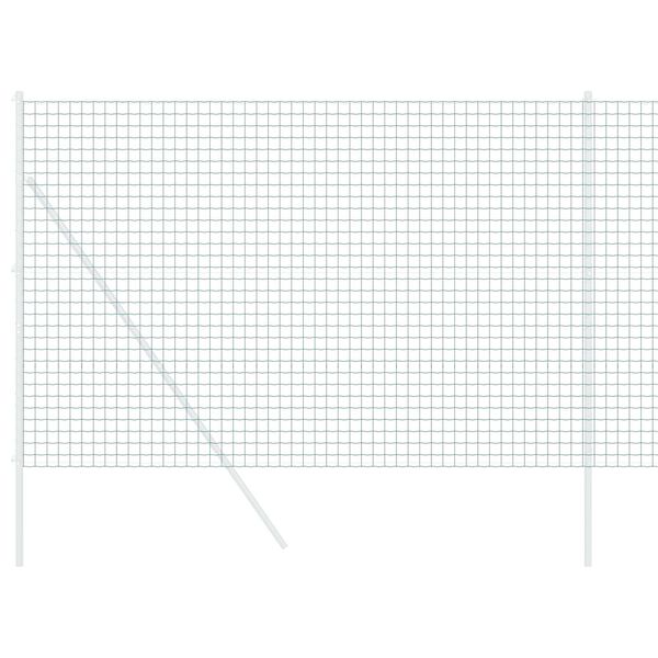 vidaXL Gard Euro Verde 1.5 x 10 m Fier acoperit cu PVC