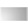 vidaXL Oglindă de baie cu LED Transparent 80 x 40 cm sticlă securizată