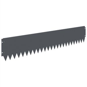 vidaXL Margine pentru gazon 30 buc. 103 x 20 cm Oțel Antracit