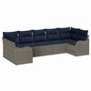 vidaXL Set de canapele pentru grădină Gri poliratan