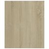 vidaXL Set mobilier baie, 2 piese, stejar Sonoma, PAL