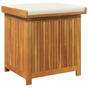 vidaXL Cutie de perne de exterior 60x50x61 cm din lemn masiv de salc&acirc;m