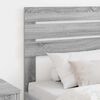 vidaXL Tăblie cap cu headboard Gri Sonoma 75 cm Lemn compozit