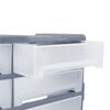 vidaXL Organizator cu 8 sertare mari, 52x16x37 cm