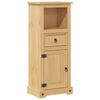 vidaXL Dulap de baie &bdquo;Corona&rdquo;, 45x33x110 cm, lemn masiv de pin