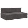 vidaXL Canapea Pat Pliabilă Gri &icirc;nchis 152 x 86,5 x 60 cm Țesătură