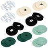 vidaXL Set paduri pentru mașină de lustruit pardoseala 20 buc. &Oslash; 14 cm