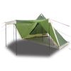 vidaXL Cort de familie Tipi pentru 8 persoane, verde, impermeabil