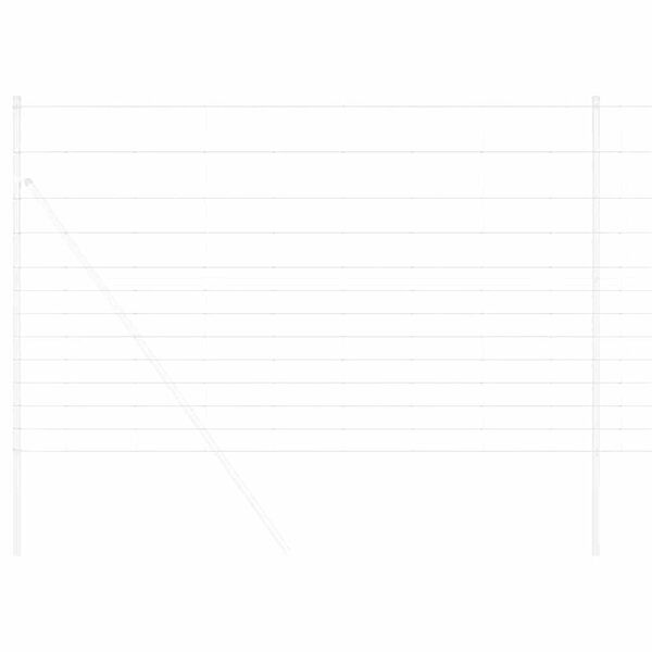 vidaXL Gard pentru câmp Argintiu 50 x 1,5 m Oțel galvanizat