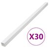 vidaXL Șine de cabluri, 100x60 mm, 30 m, PVC