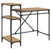 vidaXL Birou Stejar Artizanal Lemn prelucrat 105 x 50 x 90 cm
