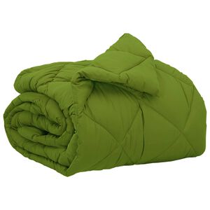 vidaXL Duvet complet pe tot parcursul anului Verde 135 x 200 cm