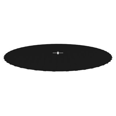 vidaXL Podea din pânză pentru trambulină rotundă de 3,05 m, negru
